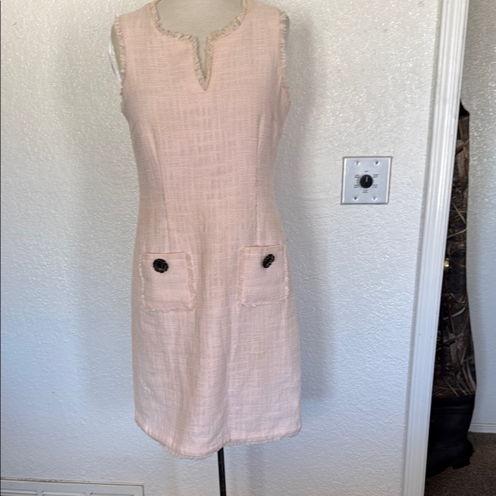 Karl Lagerfeld Elegant Pink Sleeveless Dress